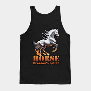 horse "freedom's spirit" Tank Top